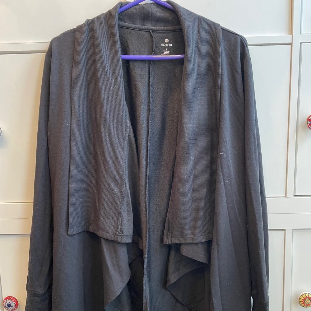 Athleisure cardigan